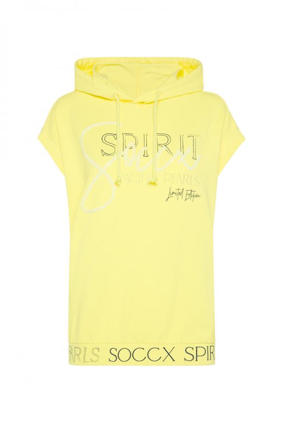 Ärmelloser Hoodie mit Logo-Design banana split