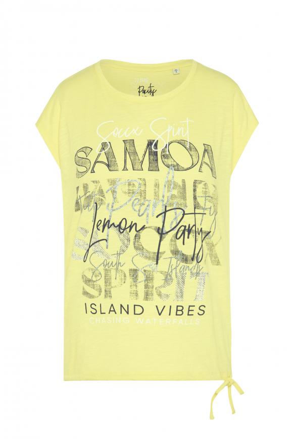 Ärmelloses Shirt mit Tunnelzugsaum banana split