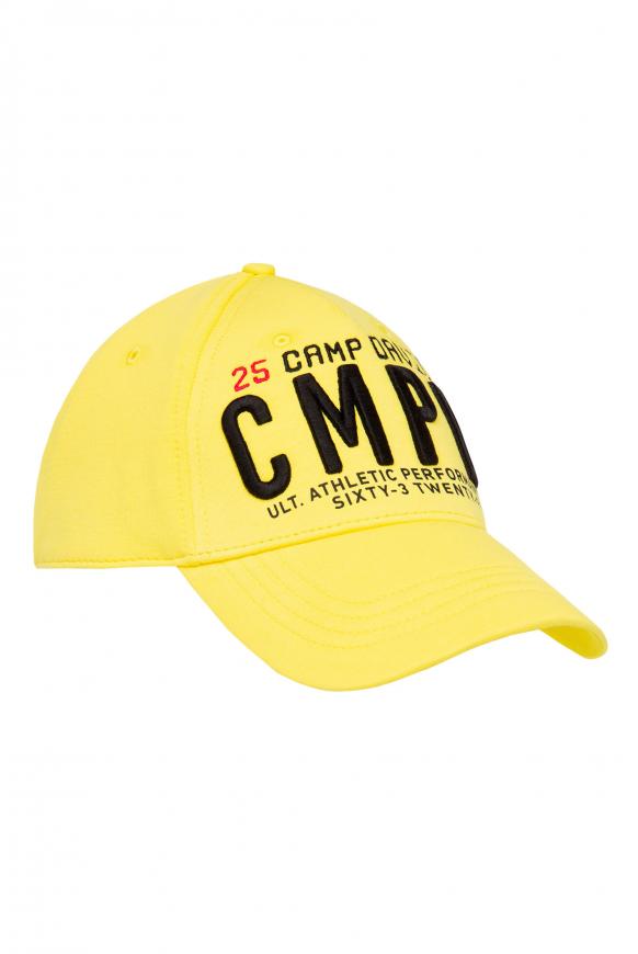 Base Cap mit 3D-Logo-Stickerei active yellow