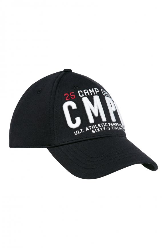 Base Cap mit 3D-Logo-Stickerei black