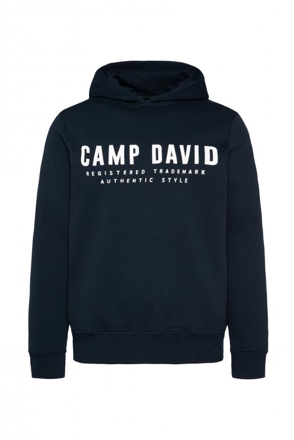 CAMP DAVID & SOCCX | Kapuzensweatshirt mit Logo Artworks frozen navy