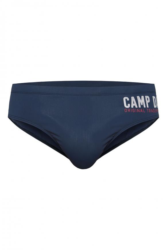 Beachslip mit Logo Print ocean navy