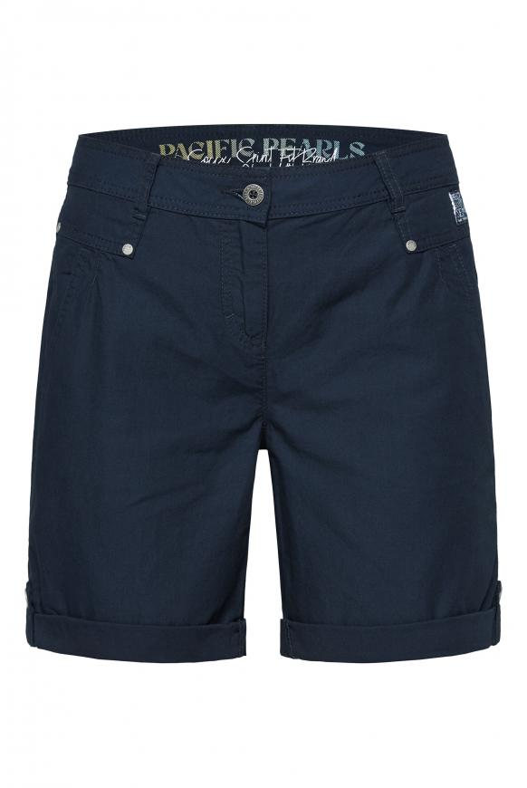 Bermuda-Shorts mit Turn-Up-Saum pacific navy