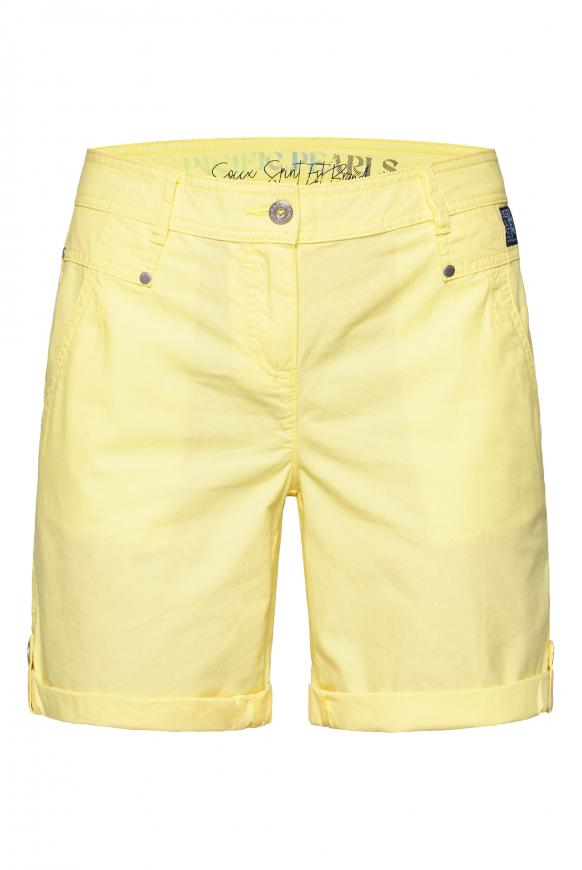 Bermuda-Shorts mit Turn-Up-Saum banana split