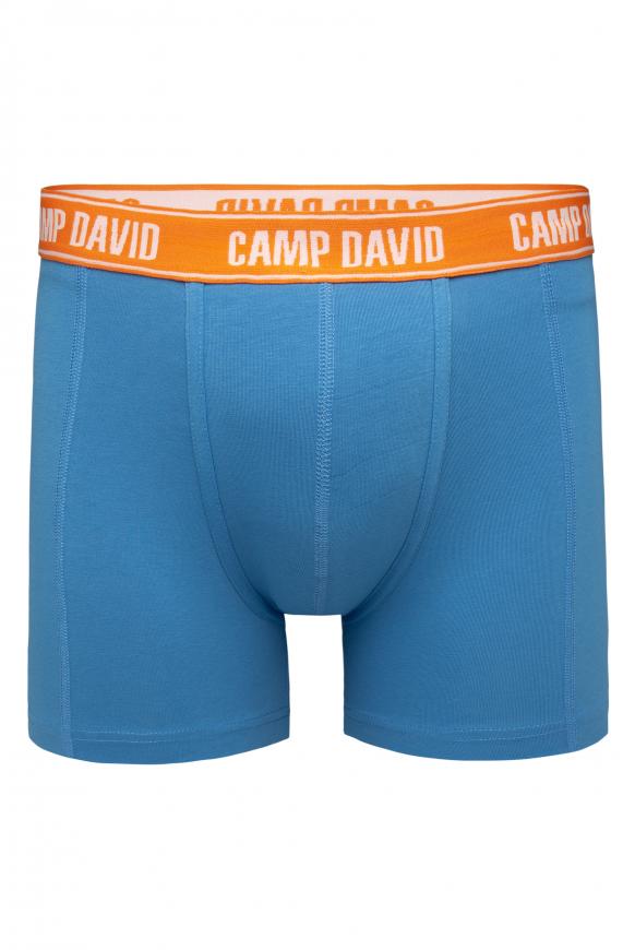 Boxershorts mit Logo-Bund scuba blue