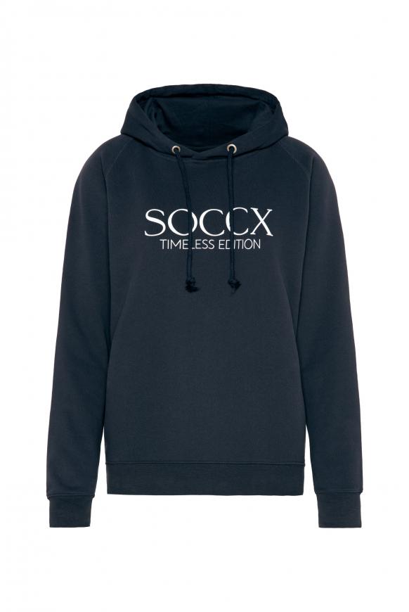Classic Kapuzensweatshirt mit Logo Print classic blue