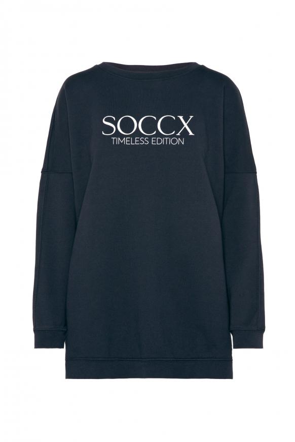 Classic Oversized Sweatshirt mit Logo Print