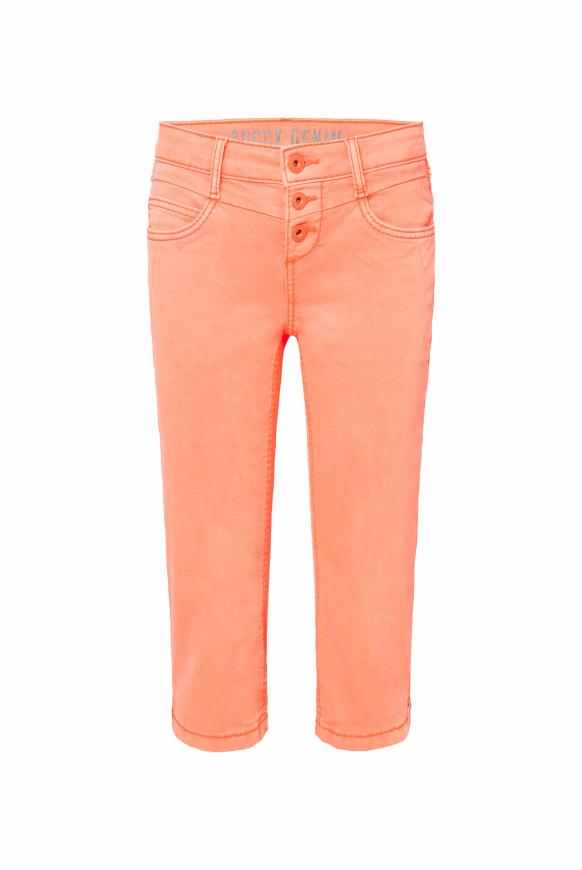 Coloured Capri Jeans LY:IA mit Knopfleiste