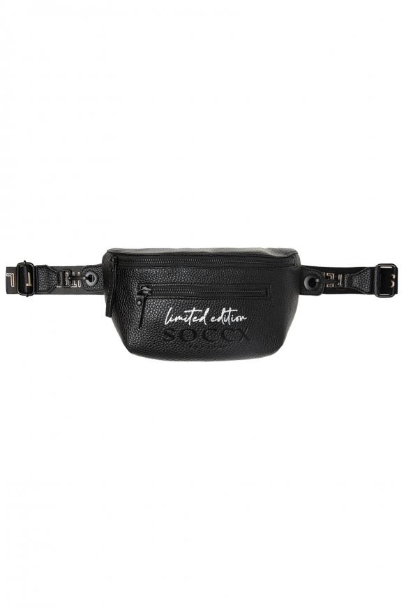 Crossbody Bag mit Logo-Gurt black