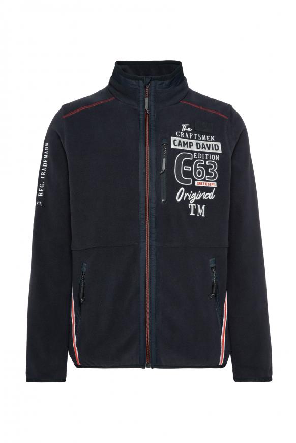 Fleecejacke mit Logo Artworks dark teal