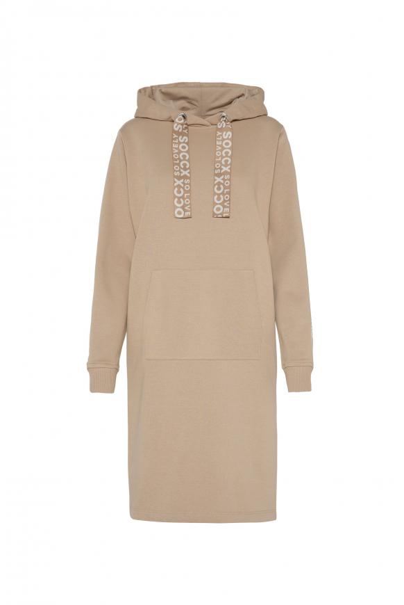 Hoodie-Kleid mit Kängurutasche sandpaper
