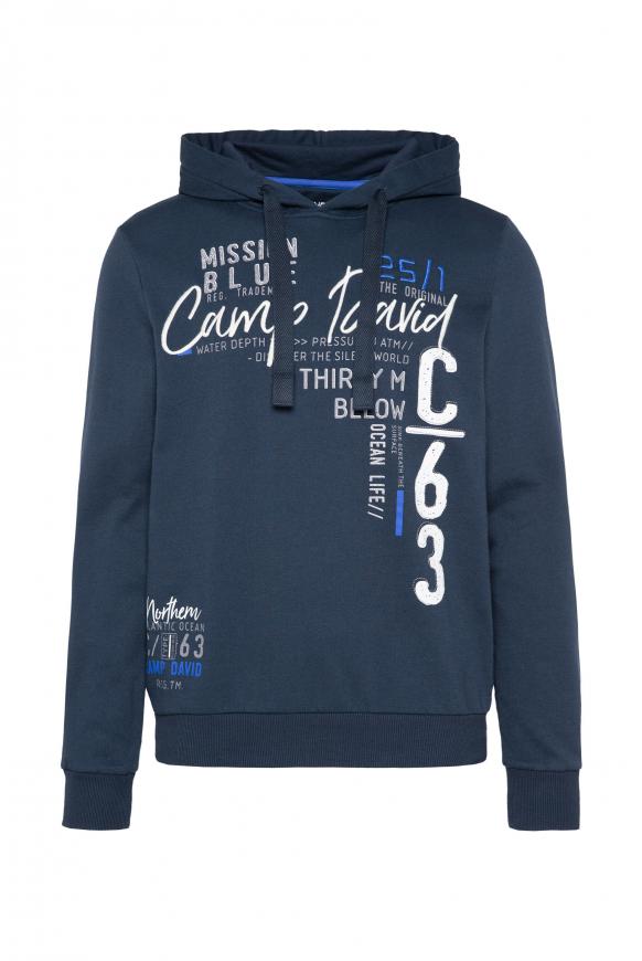 Hoodie mit Logo Artwork diving navy