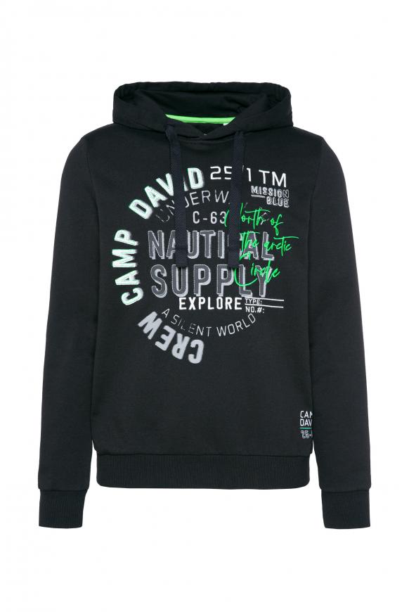 Hoodie mit Logo Artwork black
