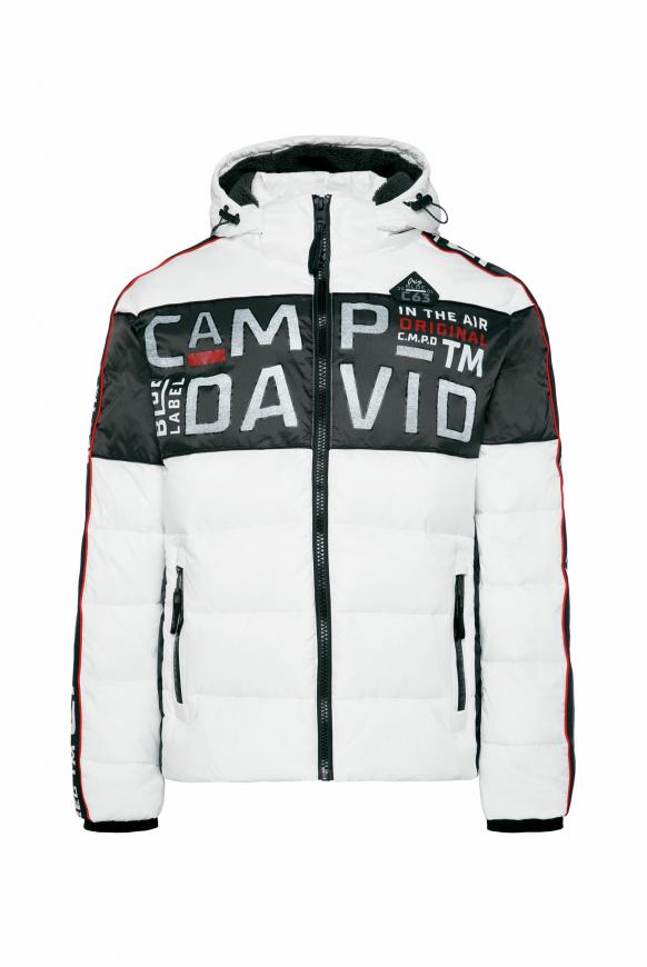Jacke im Ski-Design mit Logo Artwork kitt