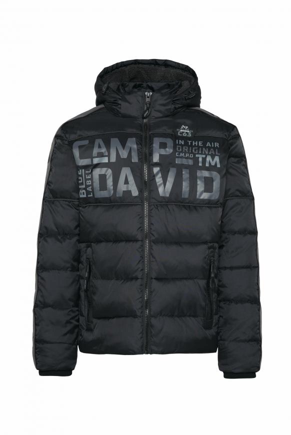 Jacke im Ski-Design mit Logo Artworks black
