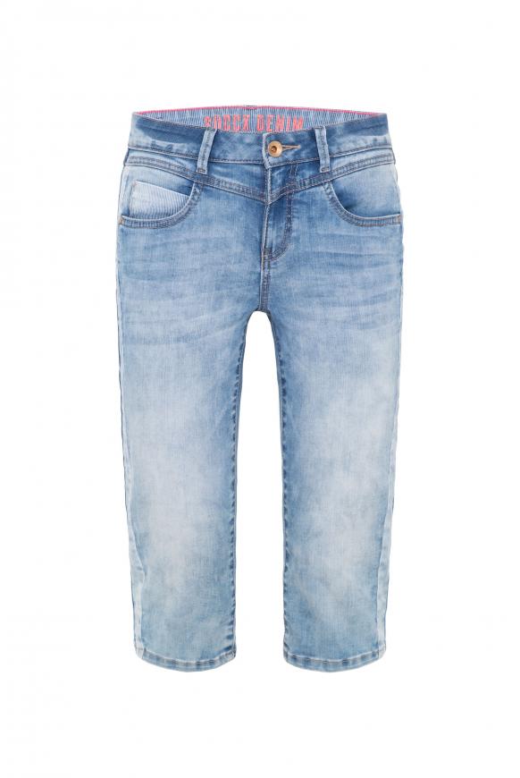 Jeans EM:MA mit Kontrast-Details sunny bleached