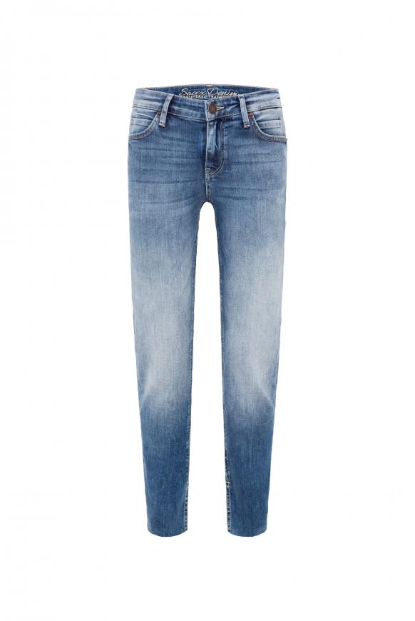 Jeans HE:NY mit Vintage Waschung blue used