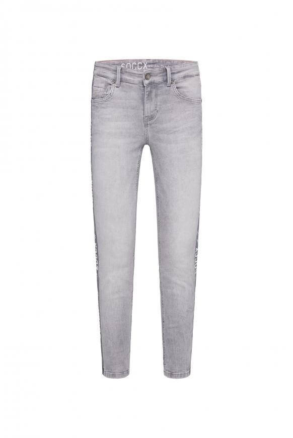 Jeans MI:RA mit Prints an den Seiten grey