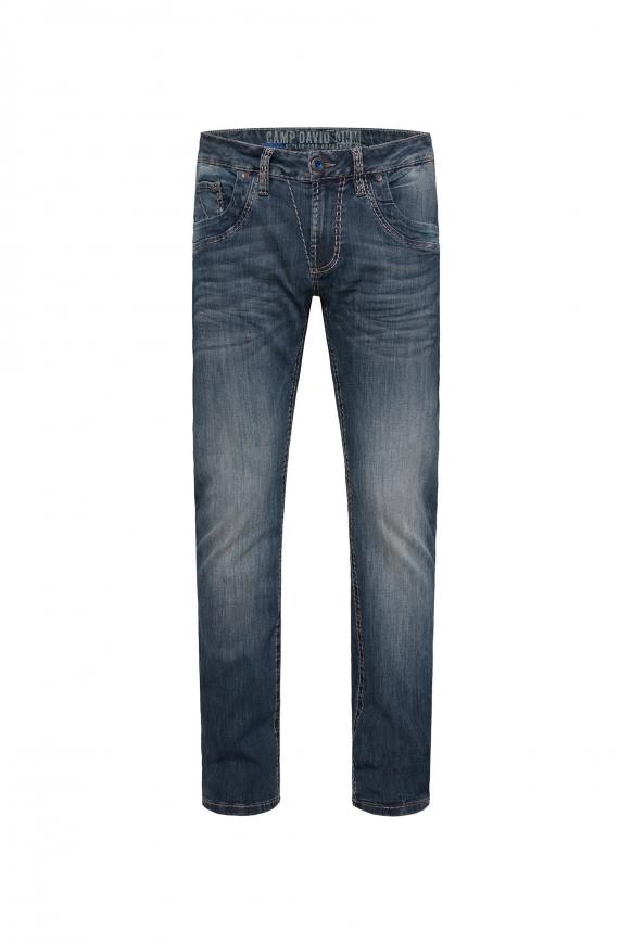 Jeans NI:CK mit breiten Nähten blue used