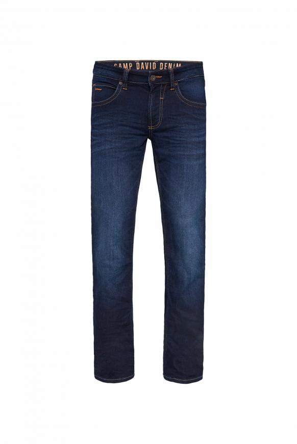 Jeans NI:CO aus Sweatmaterial dark blue jogg