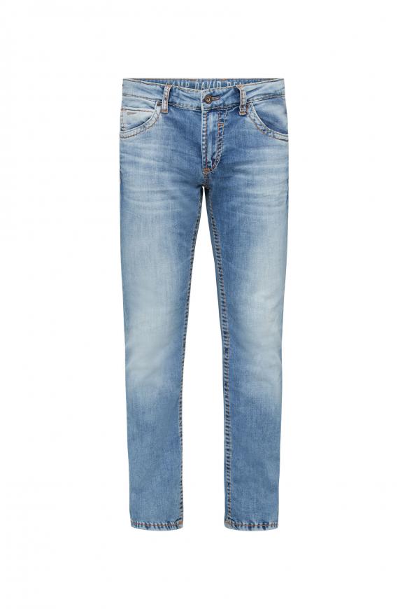 Jeans NI:CO mit breiten Nähten light vintage