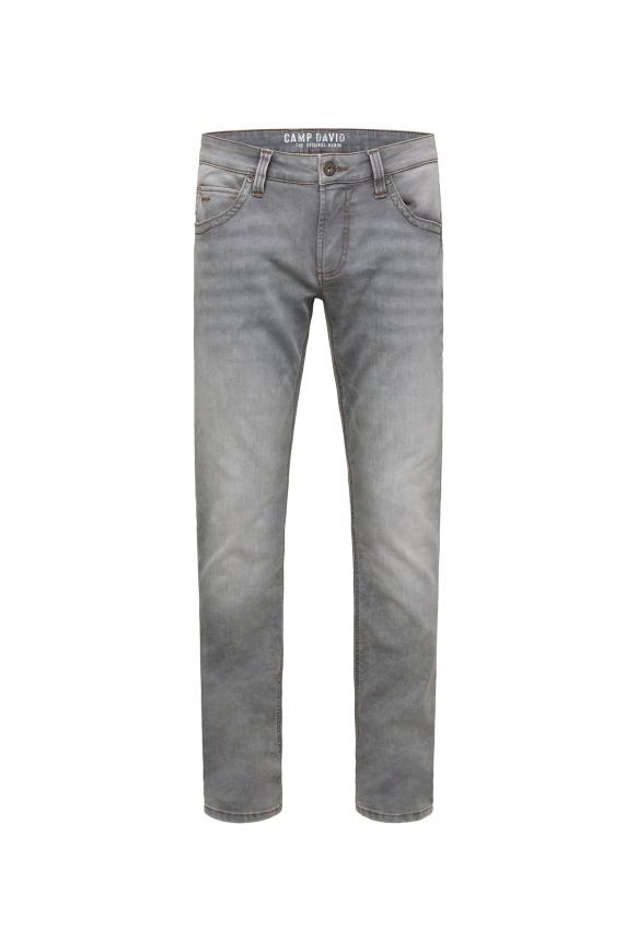 Jeans NI:CO mit Used-Effekten vintage grey