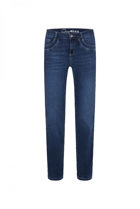 Jeans RO:MY mit Taschen-Details dark blue