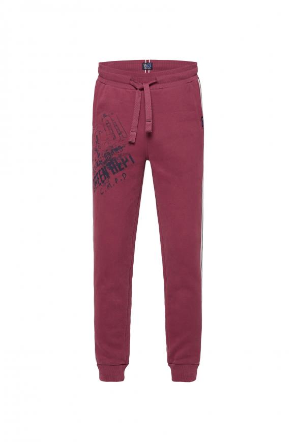 Jogginghose mit Logo Print auf der Rückseite dark red