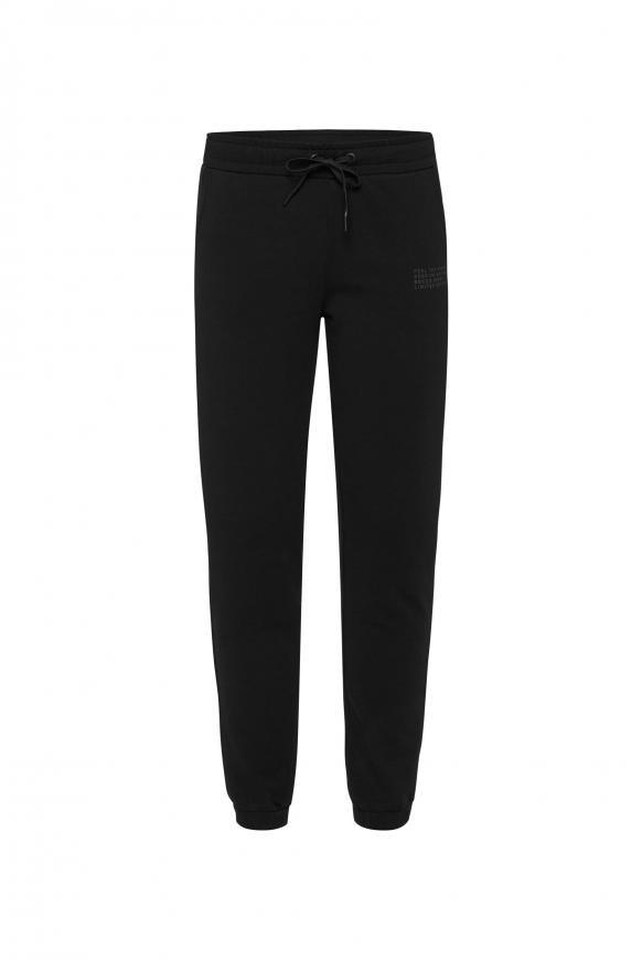 Jogginghose mit tonigem Rubber Artwork black