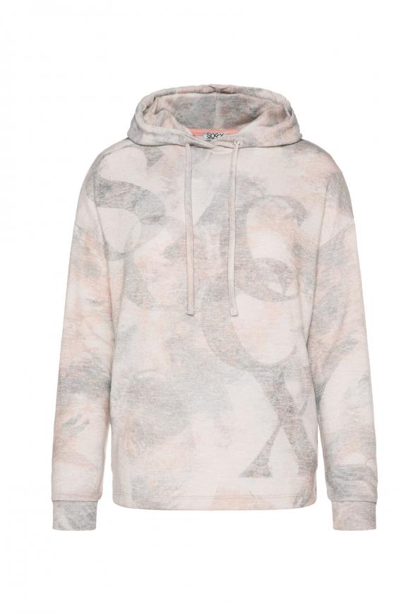Kapuzenpullover mit All Over Print cool sand