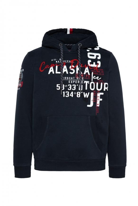 Kapuzensweatshirt mit Logo Artworks frozen navy