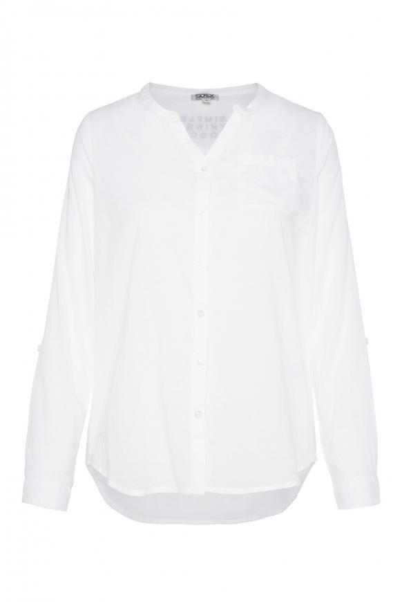 Leichte Bluse mit Brusttasche