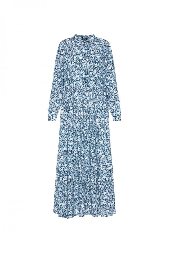 Maxikleid mit Blumenmuster smokyblue