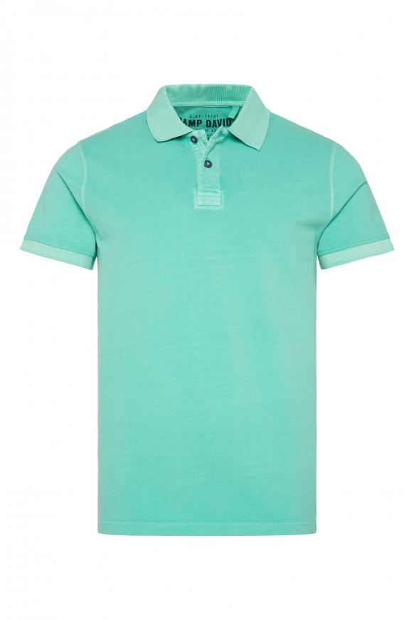 Poloshirt aus Pikee mit Logostick nordic green