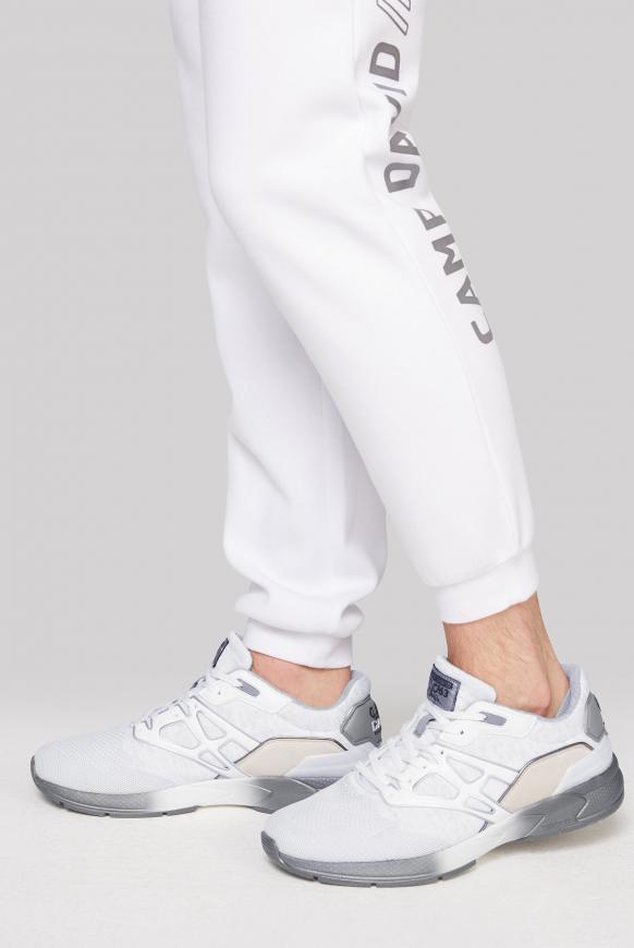 Premium Sneaker mit Strick-Design white