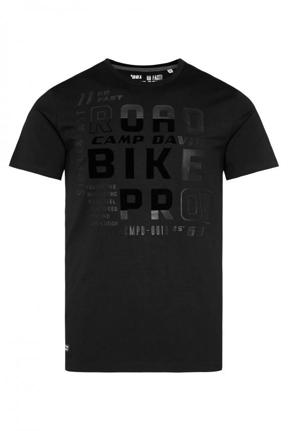 Rundhalsshirt mit Print Artworks black