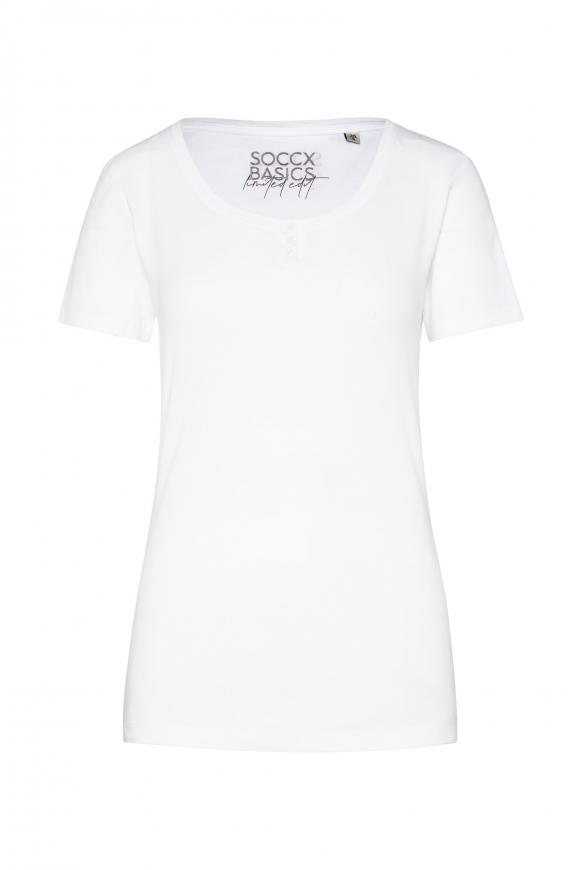 Serafino-Rippshirt opticwhite
