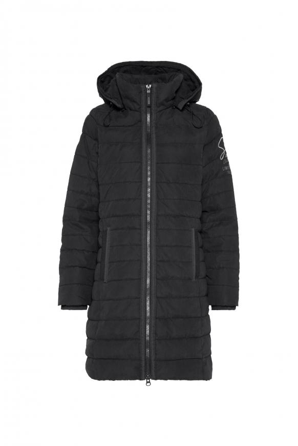 Shaped Parka mit abtrennbarer Kapuze black