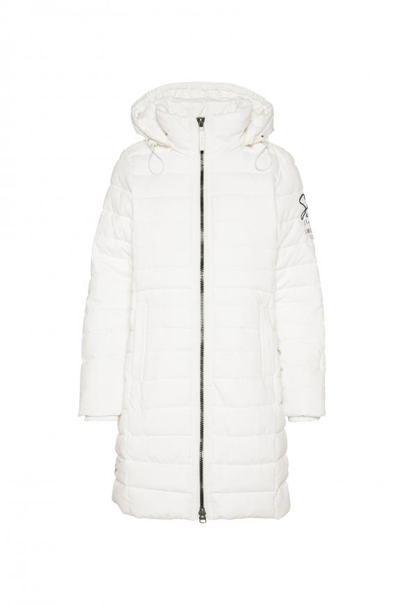 Shaped Parka mit abtrennbarer Kapuze ivory