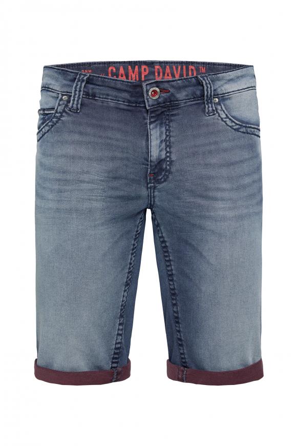 Skater Jeans Shorts CO:NO dark blue vintage