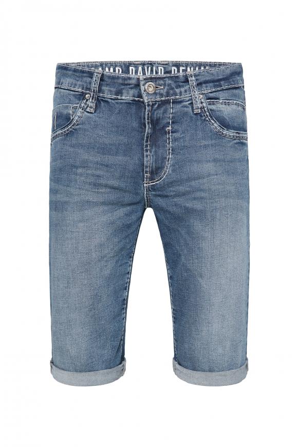 Skater Shorts RO:BI mit Turn-Up-Saum medium blue used
