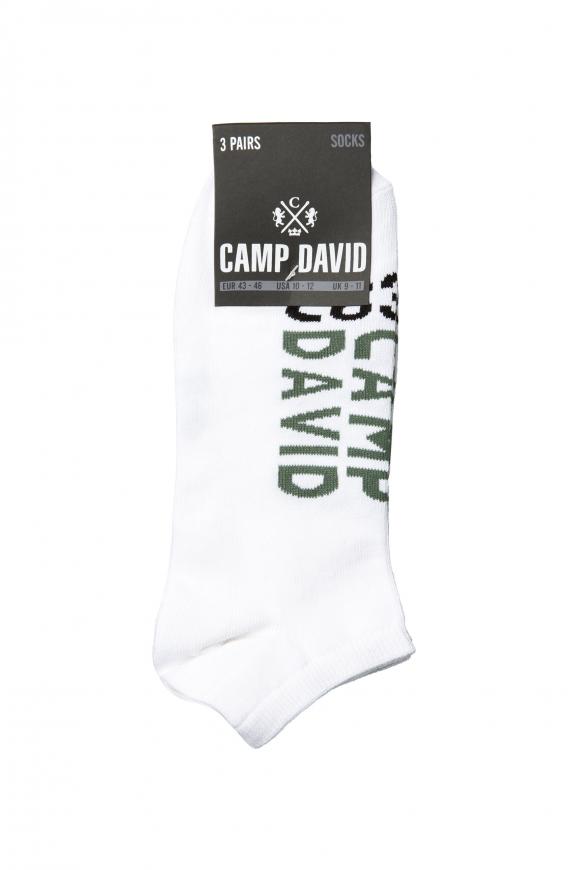 Sneakersocken im Dreierpack opticwhite