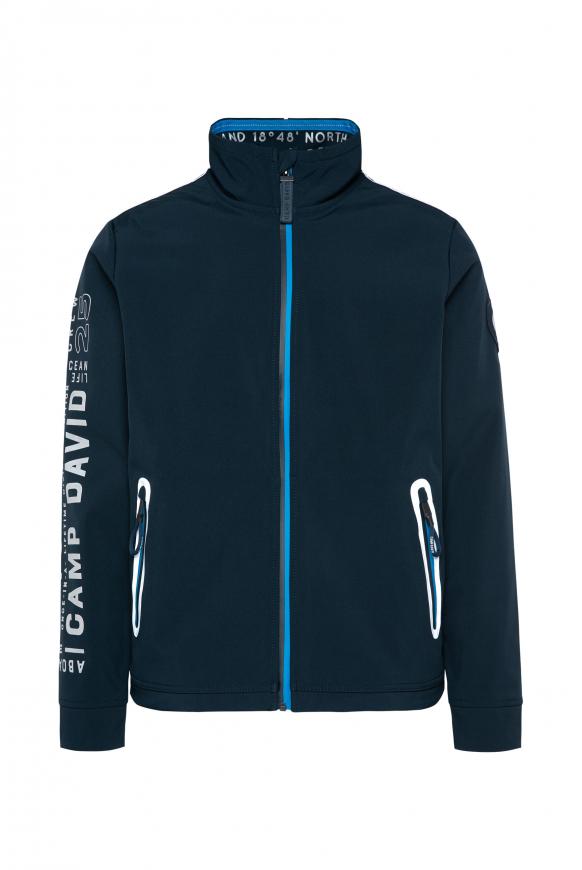 Softshelljacke mit reflektierenden Details blue navy