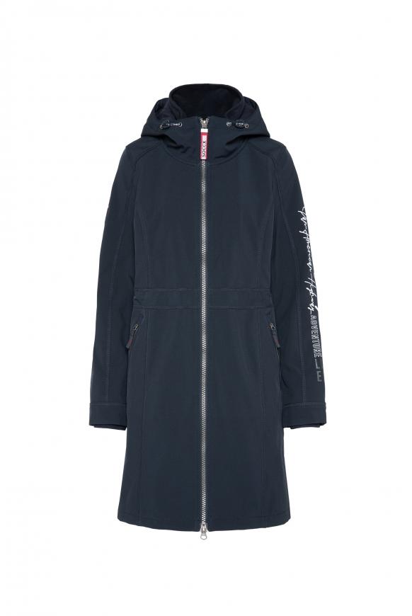 Softshellmantel mit Kapuze blue navy