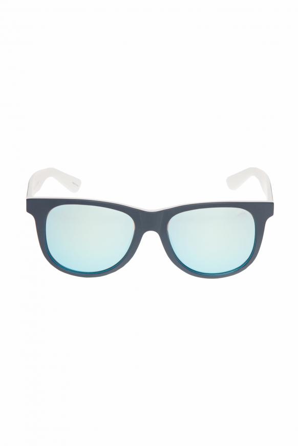 Sonnenbrille mit Vollrandfassung blue / white
