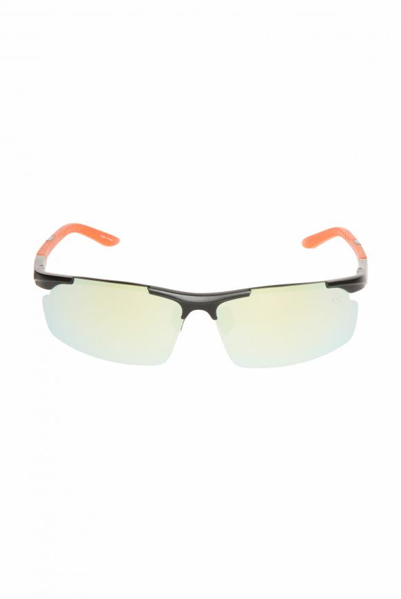 Sonnenbrille Sportstyle polarisiert black / orange / mirror
