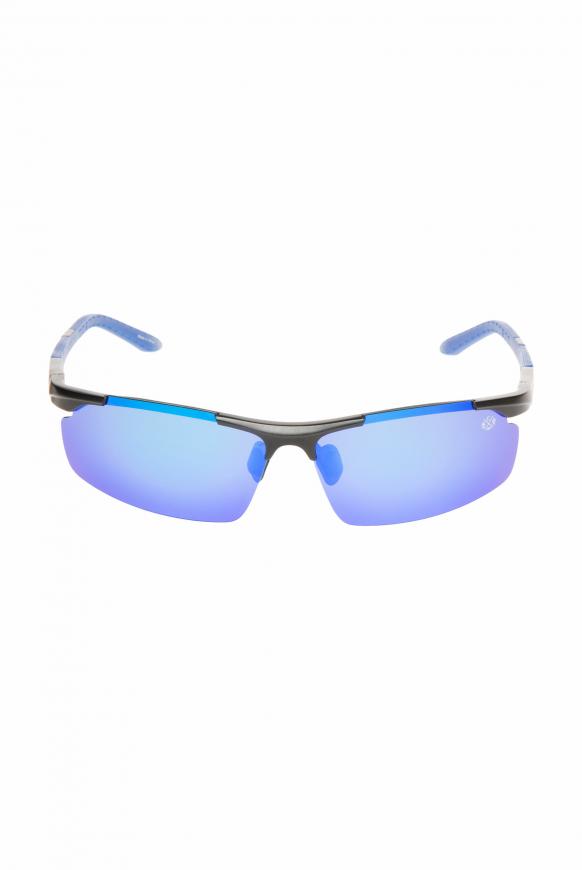 Sonnenbrille Sportstyle polarisiert black / navy / mirror