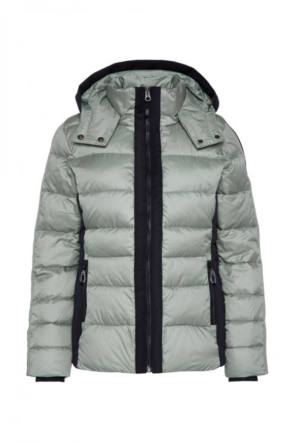 Steppjacke mit geprägten Logo Artworks