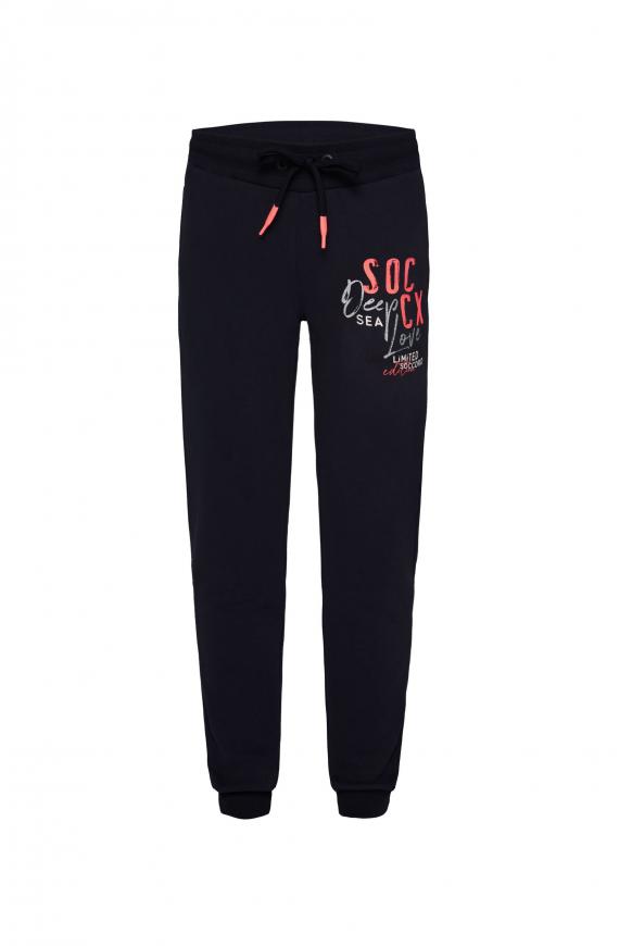 Sweathose mit Logo Artwork blue navy