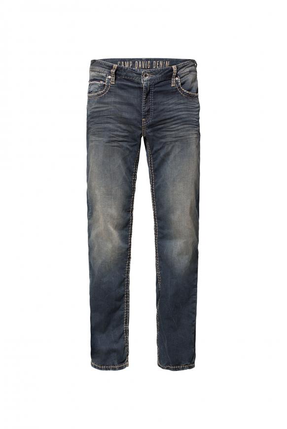 Sweatmaterial im Denim Look Jeans CO:NO blue black jogg